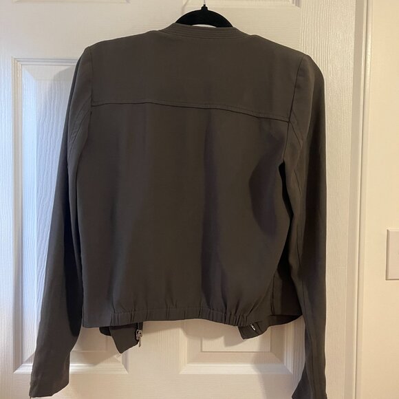 Aritzia Babaton Moto Jacket - Olive Green - Picture 3 of 4